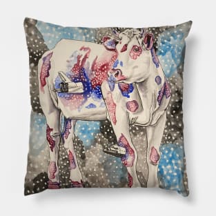 Wormhole Cow Pillow