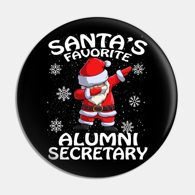 Santas Favorite Alumni Secretary Christmas Pin by intelus