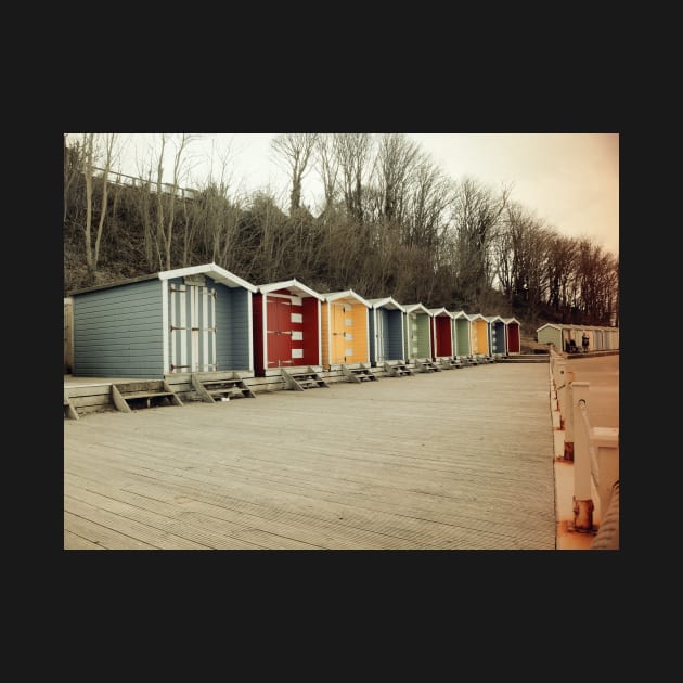 Beach huts in Colwell Bay Isle of Wight by fantastic-designs