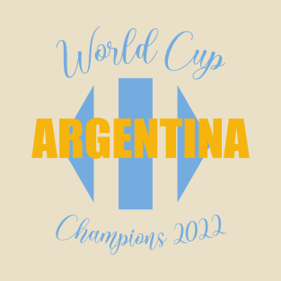 Argentina World Cup 2022 Champions (pentagon) T-Shirt