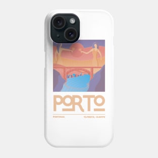 Porto, Portugal Travel Poster Phone Case