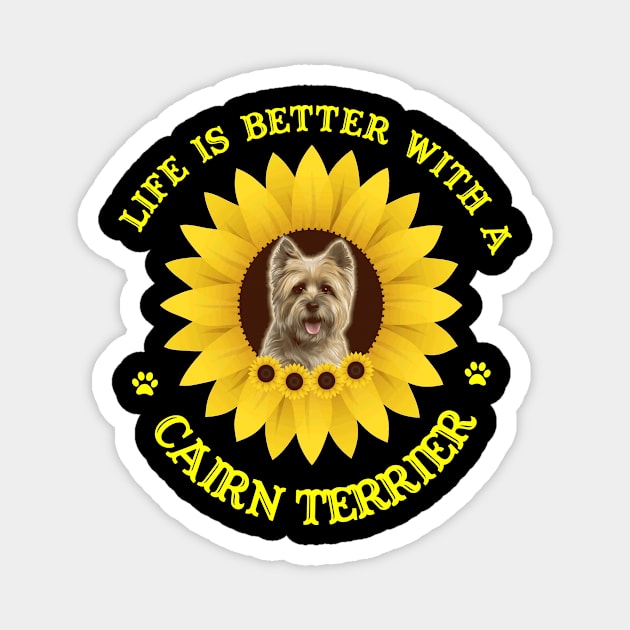 Cairn Terrier Lovers Magnet by bienvaem