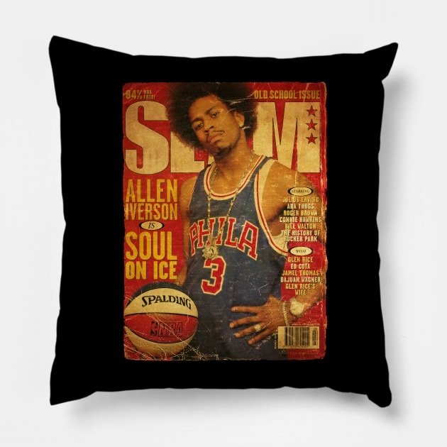 ALLEN IVERSON SOUL ON ICE Pillow by Basket@Cover