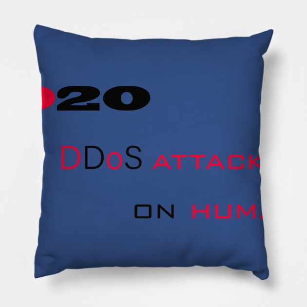 DDos Social Distancing Pillow by sending