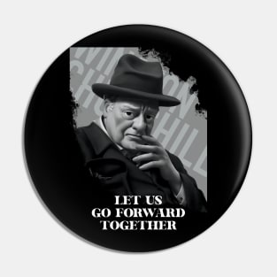 Let us go forward together Pin