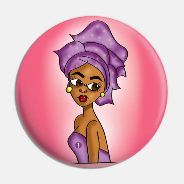 Cute African art digital art Pin by Spinkly Creations 