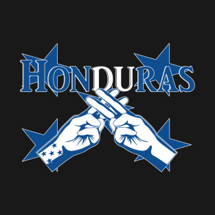 # Honduras Hashtag with Stars of Country T-Shirt