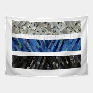 Greygender Pride Flag Tapestry