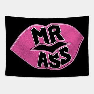 Mr Ass Wrestling (Front/Back Print) Tapestry