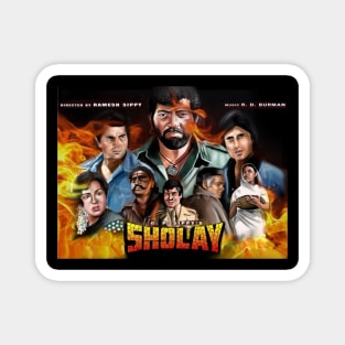 Sholay Artwork Magnet