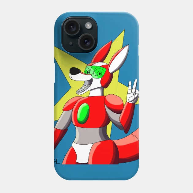 Kiroo the Roobot Phone Case by Cyborg-Lucario