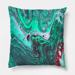 Green Marble Pillow