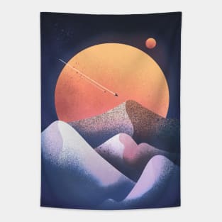 Blue planet dunes Tapestry