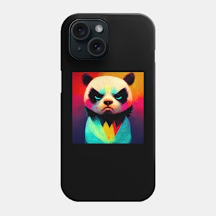 Angry panda Phone Case