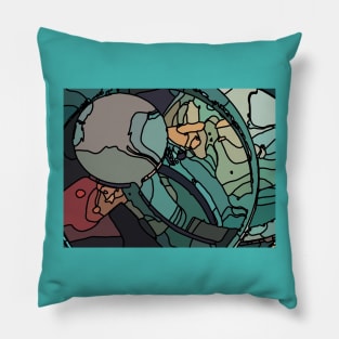 Orbital Pathways Pillow