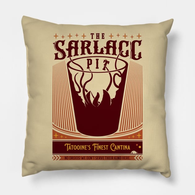 A watering hole of scum and villainy Pillow by DCLawrenceUK