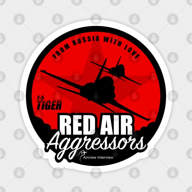 F-5 Aggressor - Red Air Aggressors Magnet by Aircrew Interview