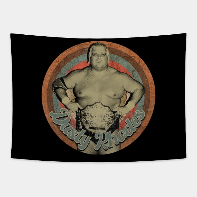 Dusty Rhodes // American Profesional Wrestler Tapestry by penCITRAan