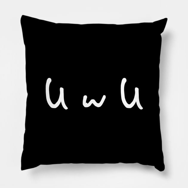 Uwu Pillow by pepques