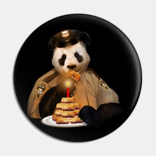 Panda Police Pin