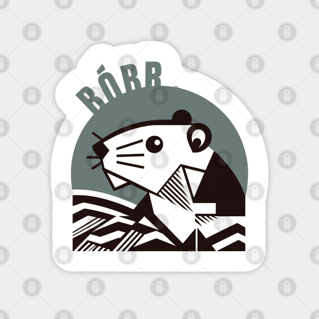 Polish Bóbr Art | Bobr Bober Beaver Biber Magnet by It_is_Okay