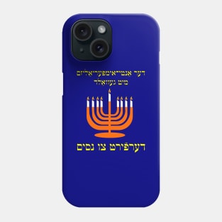 Der pshat fun Khanike Phone Case