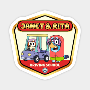 Janet and Rita Driving School Magnet