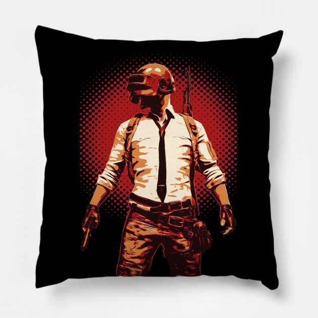 PUBG Pillow by Creativedy Stuff