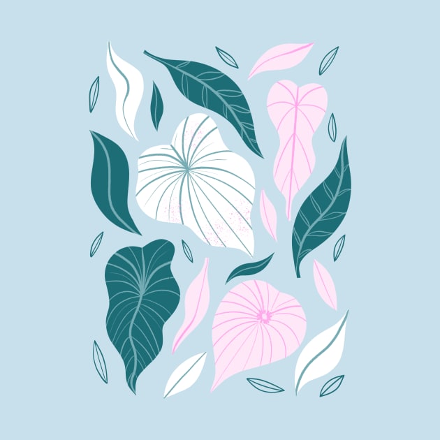 Tropical Leaves by Melissa Donne Studio