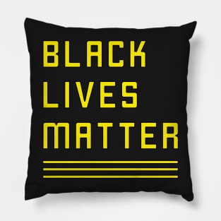 Black Lives Matter (Yellow) Pillow