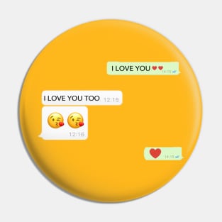 text love Pin