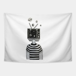 TV head Tapestry