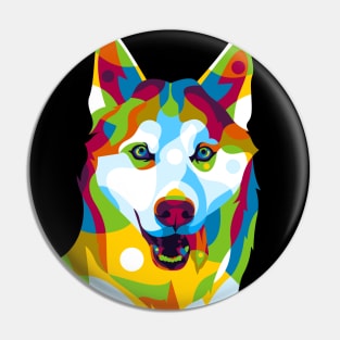 Siberian Dog Pin