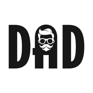 Dad Font Icon Logo T-Shirt