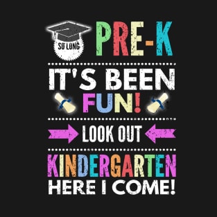 So Long PreK Look Out Kindergarten Here I Come T-Shirt