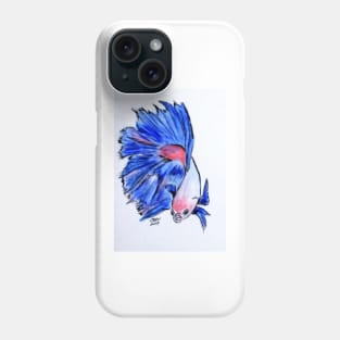 Art Doodle No. 33 Betta Fish Phone Case