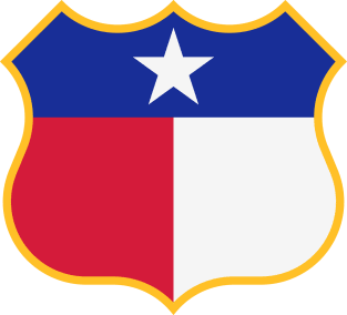 Texas Sign Shield (Framed) / Tejas Signo Escudo (Rebordear) Magnet