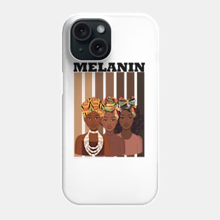 Melanin Sistas Black Girl Magic Phone Case