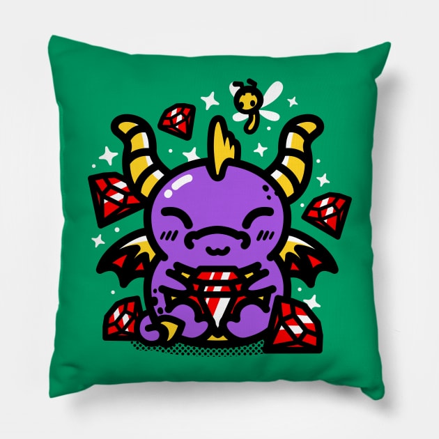 Pick That Gem v2 Pillow by evasinmas