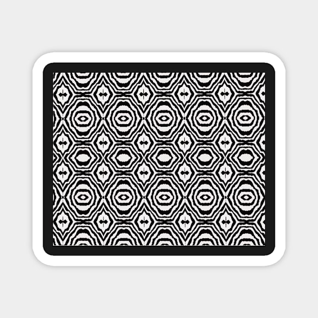 B&W Magnet by Almanzart