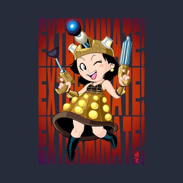 Dalek Girl by K-Bo.