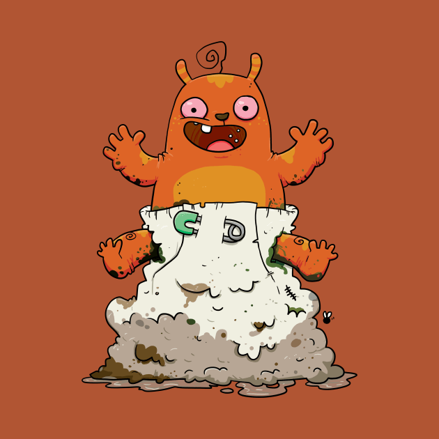 Stinky Diaper Monster by striffle