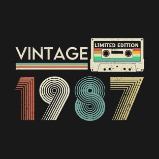 Vintage 1987 Limited Cassette T-Shirt