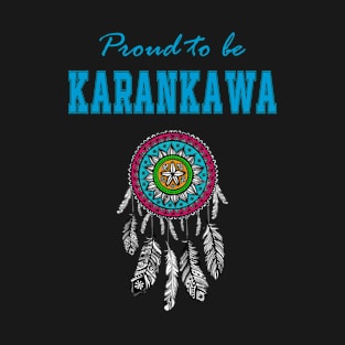 Native American Karankawa Dreamcatcher 42 T-Shirt