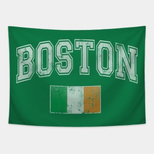 Boston Irish Flag Ireland St Patricks Day Tapestry