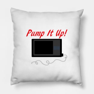 Pump It Up! 2 Red Pillow