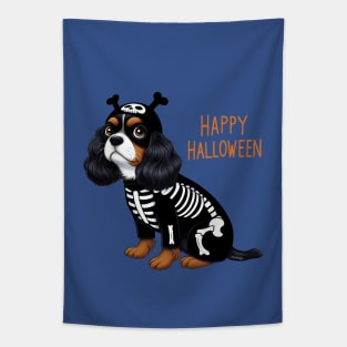 Happy Halloween Cavalier Tapestry