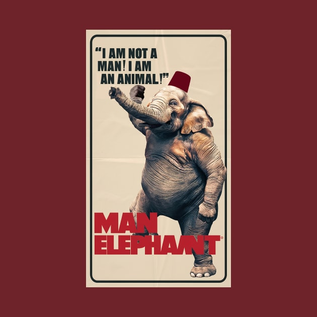 Man Elephant by Dizgraceland