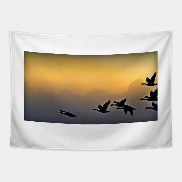 Geese Tapestry by richard49