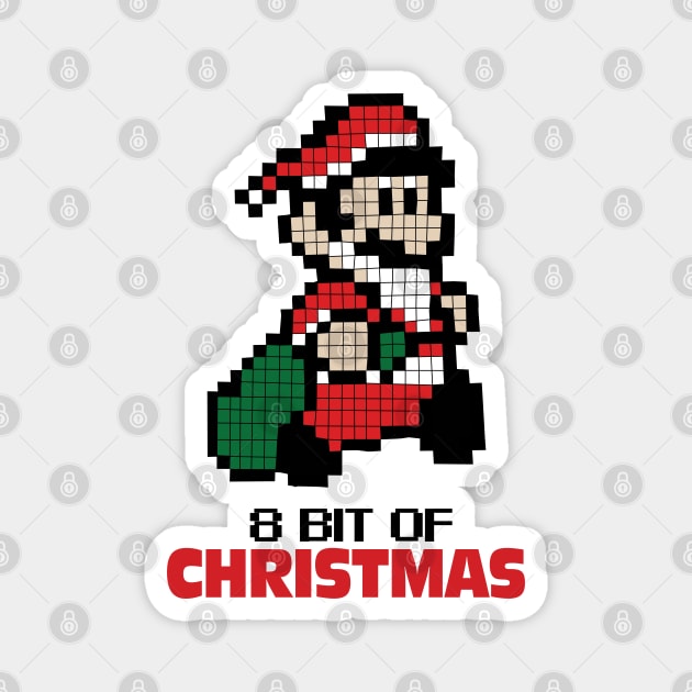 8 Bit of Christmas Magnet by KewaleeTee